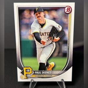 PAUL SKENES 2025 Topps Pittsburgh Pirates Card ROOKIE Card